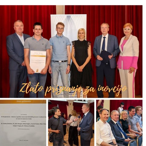 Gold Innovation Award for the XC Respirometer
